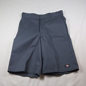 Dickies Men's Charcoal Flat Front Work Shorts